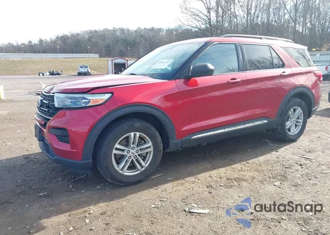 2020 Ford Explorer Xlt z USA, uszkodzony, nr VIN 1FMSK8DH7LGA09433